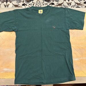 Vintage Duck Head T Shirt medium Hunter Green Vintage Pocket Tee